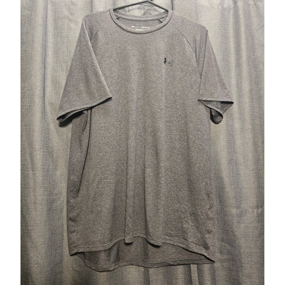 Under Armour Tech Tee Athletic Training‎ Workout Shirt Gray Large